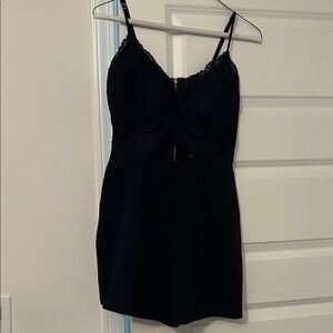 Justify Black Lace Jumpsuit